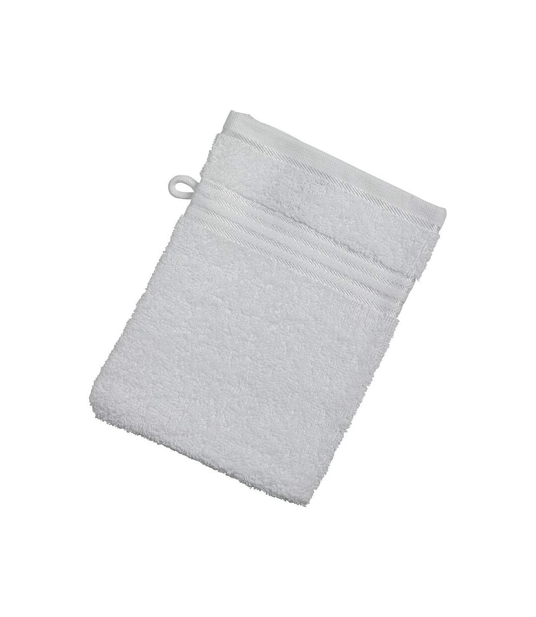 Lot 10 Gants de toilette - éponge - MB425 - blanc-2
