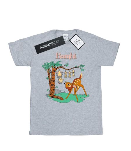 Disney - T-shirt BAMBI TILTED UP - Femme (Gris chiné) - UTBI17157
