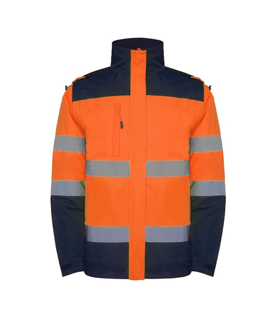 Parka Epsylon Homme Bleu Marine Orange Fluo Roly Workwear-1
