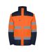 Parka Epsylon Homme Bleu Marine Orange Fluo Roly Workwear-1