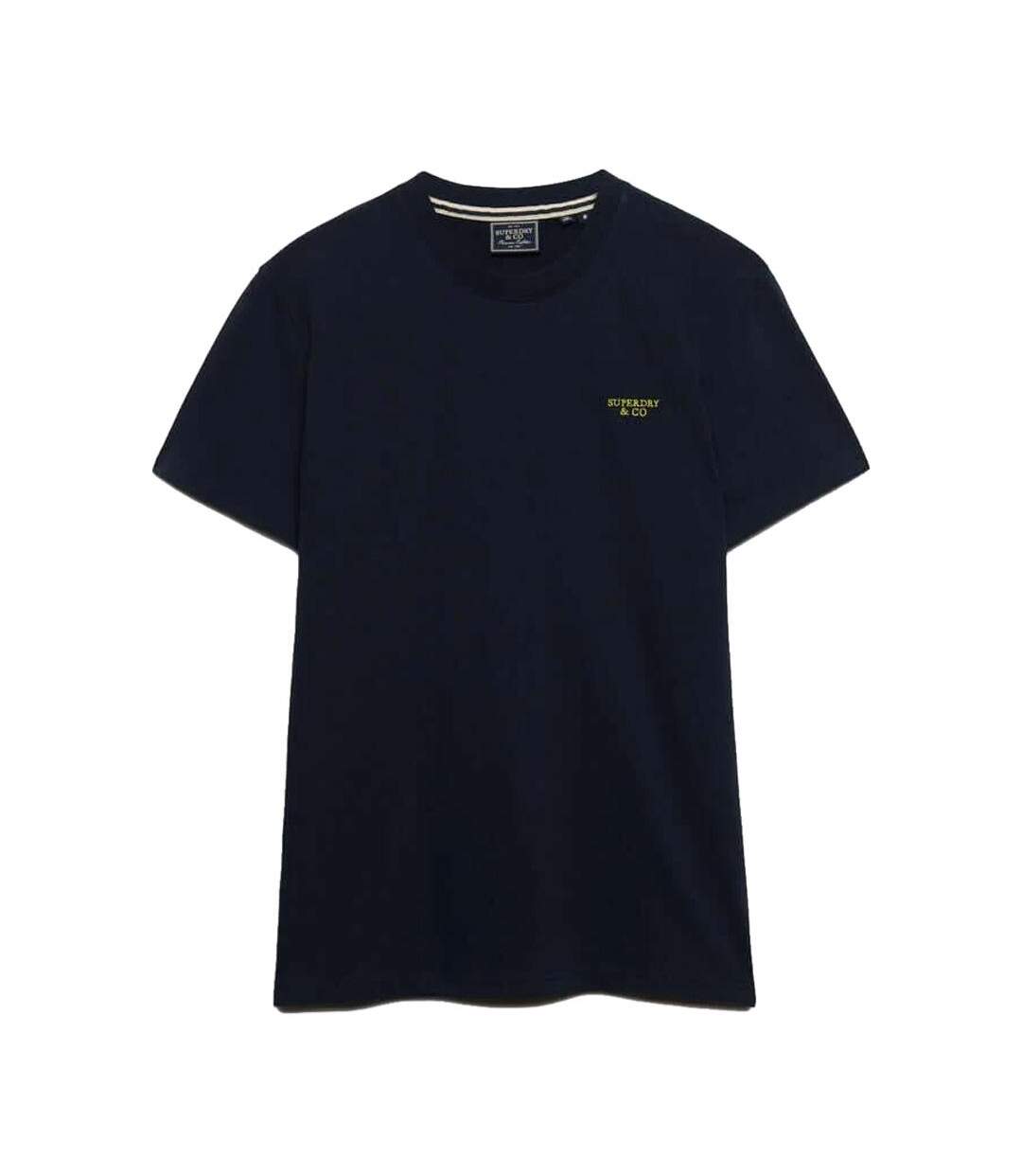T-Shirt marine foncé homme superdry essential-2