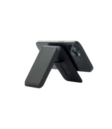 Karta Magnetic Leather Card Holder One Size Black MidOcean