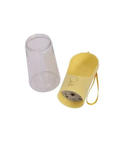 Plain dog water bottle one size yellow Jackson Pet Co