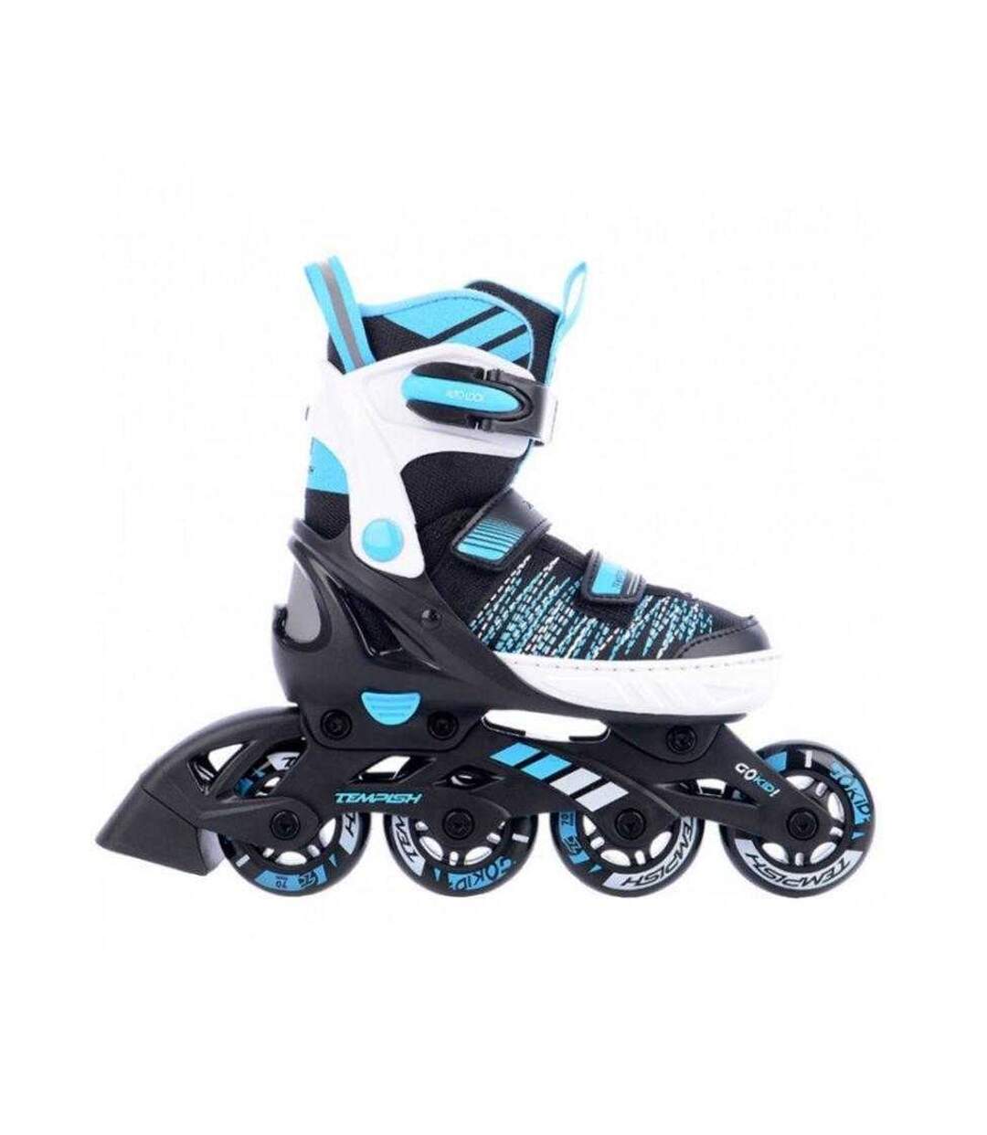 Patins À Roulettes Alignées Enfant 30-32 Fr Blanc Noir Bleu Tempish-1