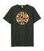 T-shirt Style The Who Union Jack Circle Adulte Charbon Amplified-1