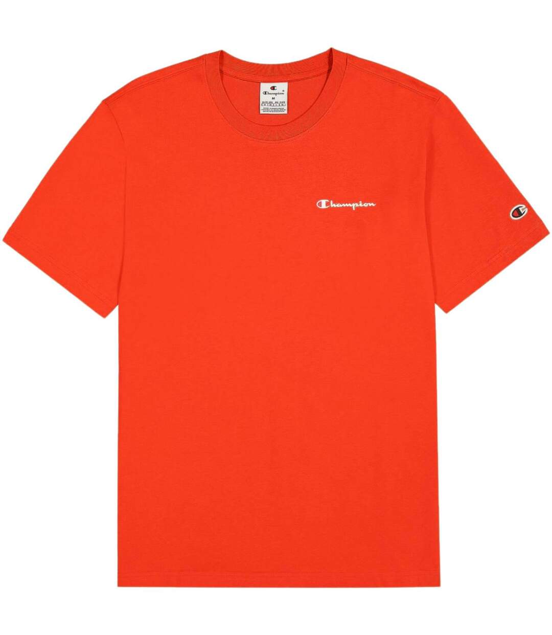 T-shirt Manches Courtes Homme Rouge Orange Champion-2