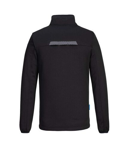 Portwest Mens WX3 Half Zip Fleece Top (Black)