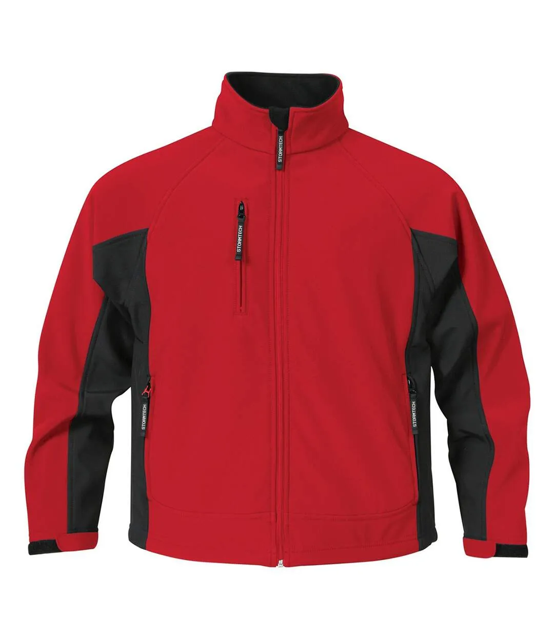 Stormtech Mens Bonded Teflon® DWR Wind/Water Repellent Jacket (Stadium Red/Black) - UTBC1168-2