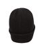 Mens knitted thinsulate beanie black Mountain Warehouse