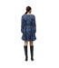 Robe Courte Motif/style Floral Abstrait Femme Bleu Marine French Connection-3