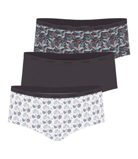 Lot de 3 boxers femme Ecopack Mode Athena