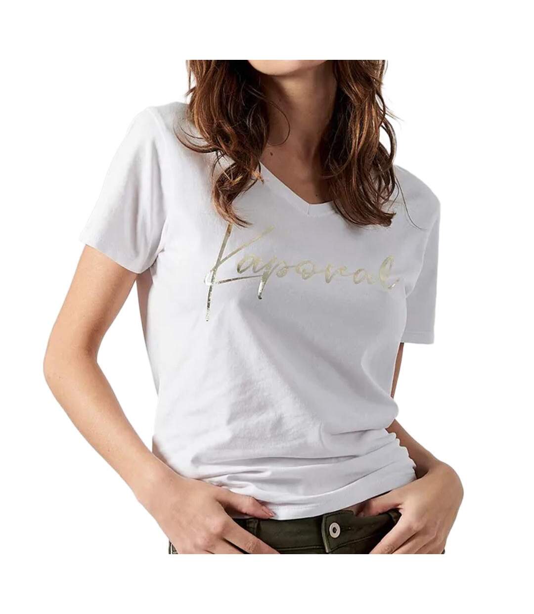 T-shirt Blanc Femme Kaporal FRANE - S