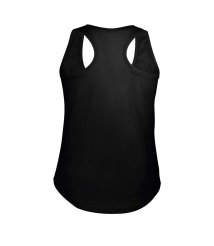 SOLS Womens/Ladies Moka Plain Sleeveless Tank Top (Deep Black) - UTPC2433