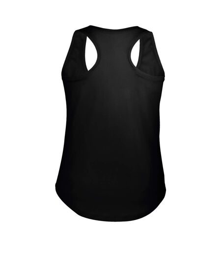 SOLS Womens/Ladies Moka Plain Sleeveless Tank Top (Deep Black) - UTPC2433