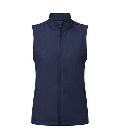 Womens/ladies windchecker recycled printable gilet navy Premier