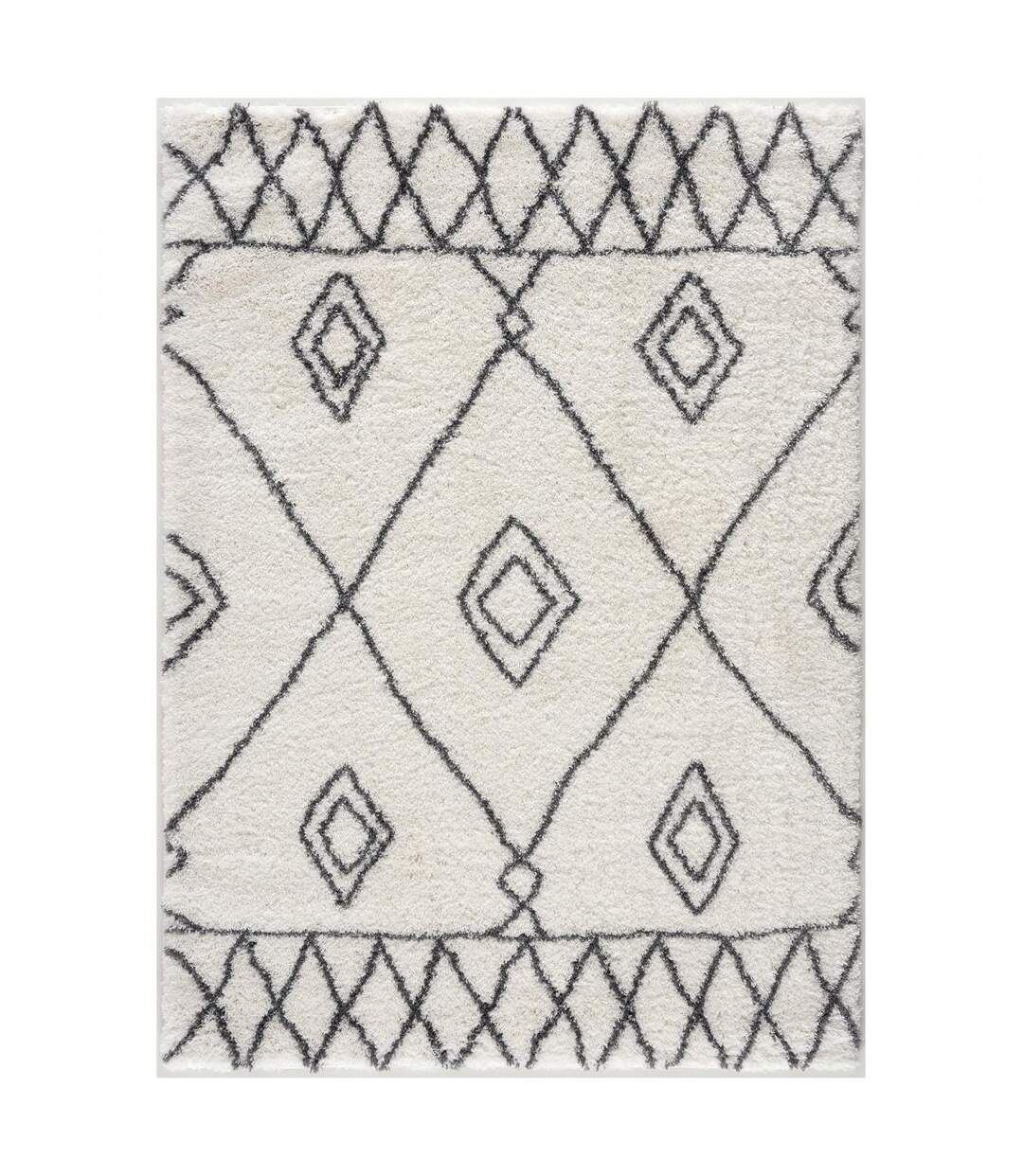 Tapis berbère tissé motif ethnic DOUX 2-1