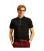 Asquith & Fox Mens Zip Polo Shirt (Black) - UTRW7668