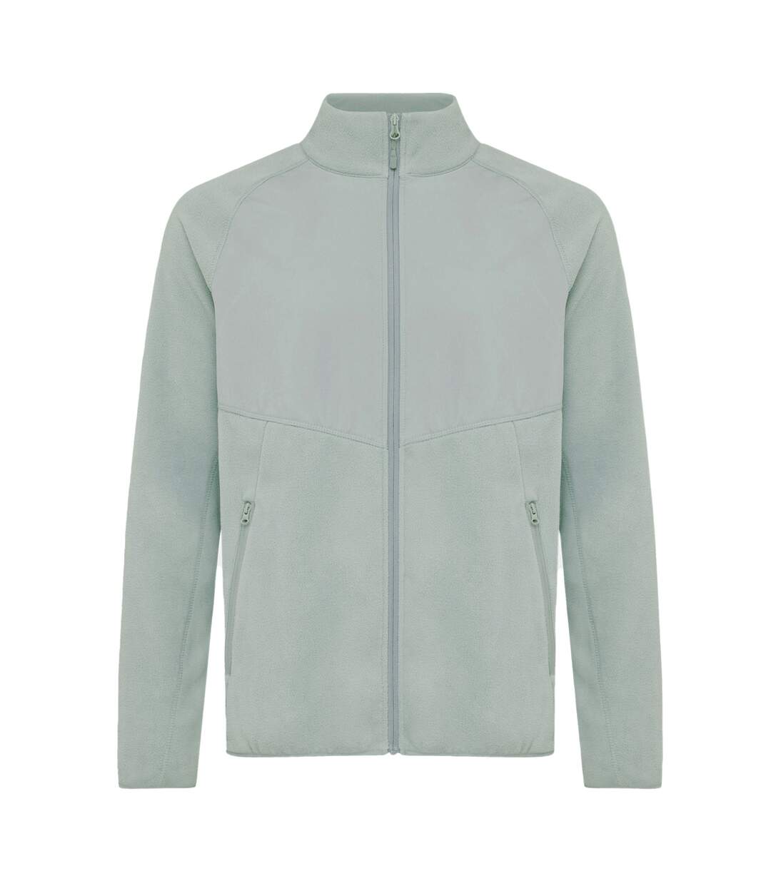 Unisex adult talung microfleece full zip jacket iceberg green Iqoniq-1