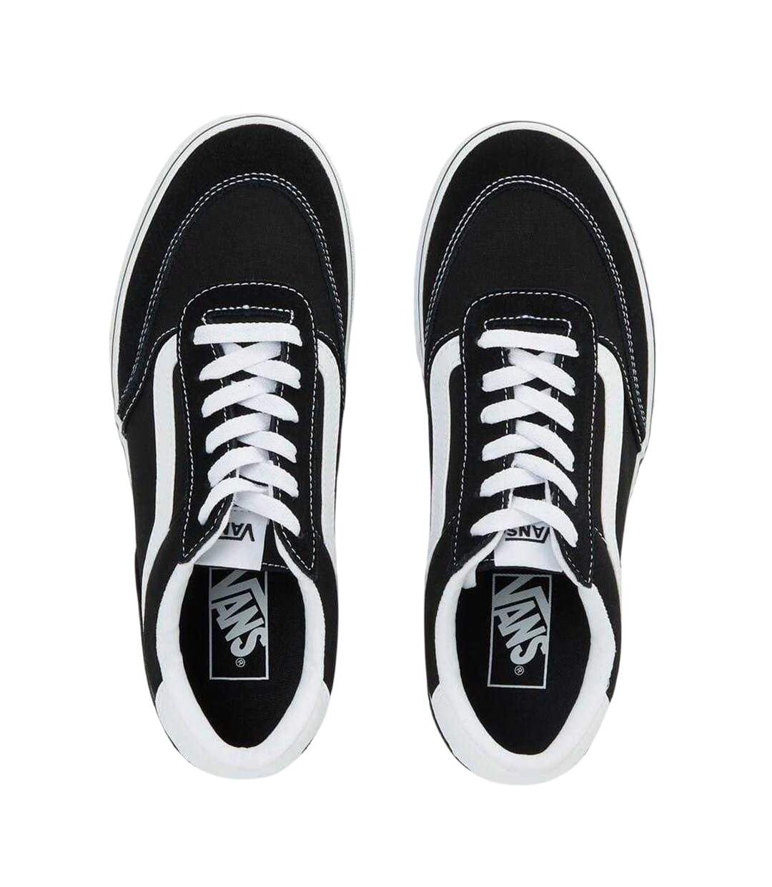 Baskets Brooklyn Femme Noir Blanc Vans-3