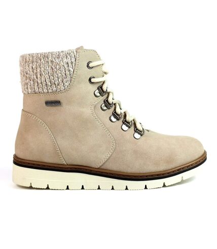 Bottes d´hiver wolfsburg femme beige gris Lunar