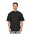Unisex adult acid wash combed ringspun cotton tall oversized t-shirt acid black Casual Classics-3