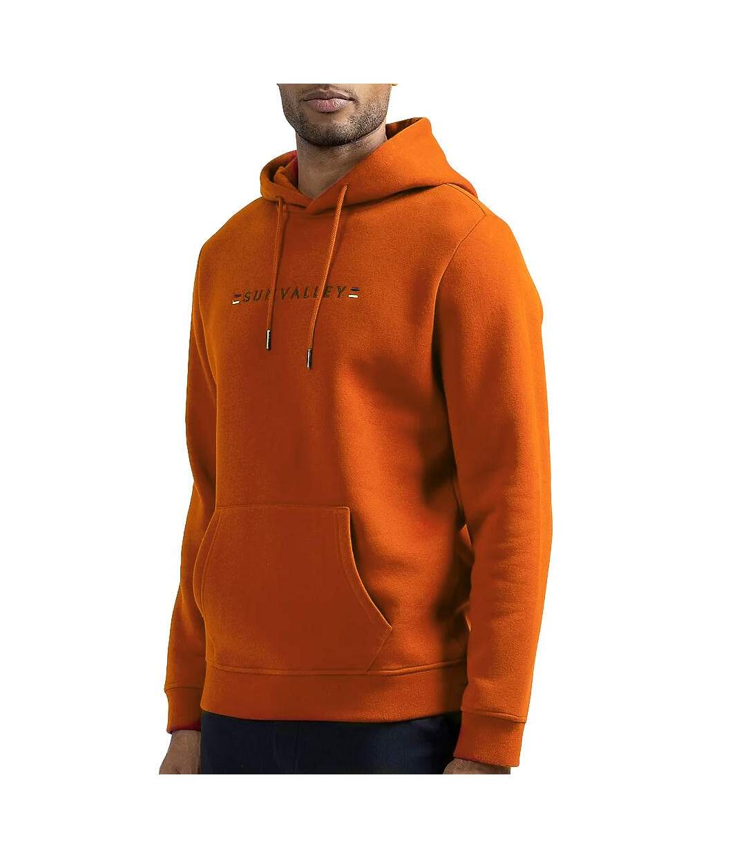 Sweat orange homme sun valley loriant-1