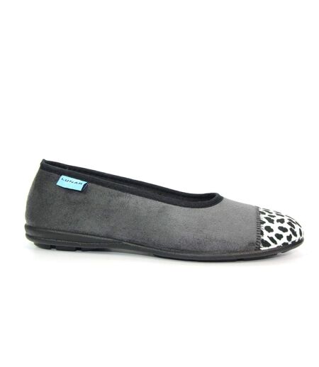 Chaussons jessie femme gris Lunar