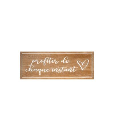 Décoration Murale Bois Profiter 80cm Naturel