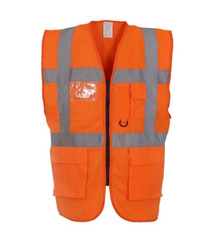 Gilet executive adulte orange Yoko