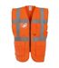 Gilet executive adulte orange Yoko