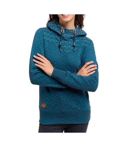 Sweat à Capuche Bleu Femme Ragwear Nuggie - L