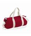 Lot de 2  Sac de voyage 20 litres taille unique rouge/blanc cassé Bagbase-2