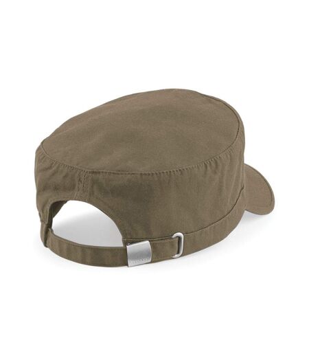 Beechfield Army Cap / Headwear (Pack of 2) (Khaki)