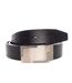 Ceinture cuir city ajustable made in France