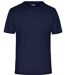 t-shirt respirant JN358 - bleu marine - col rond - Homme