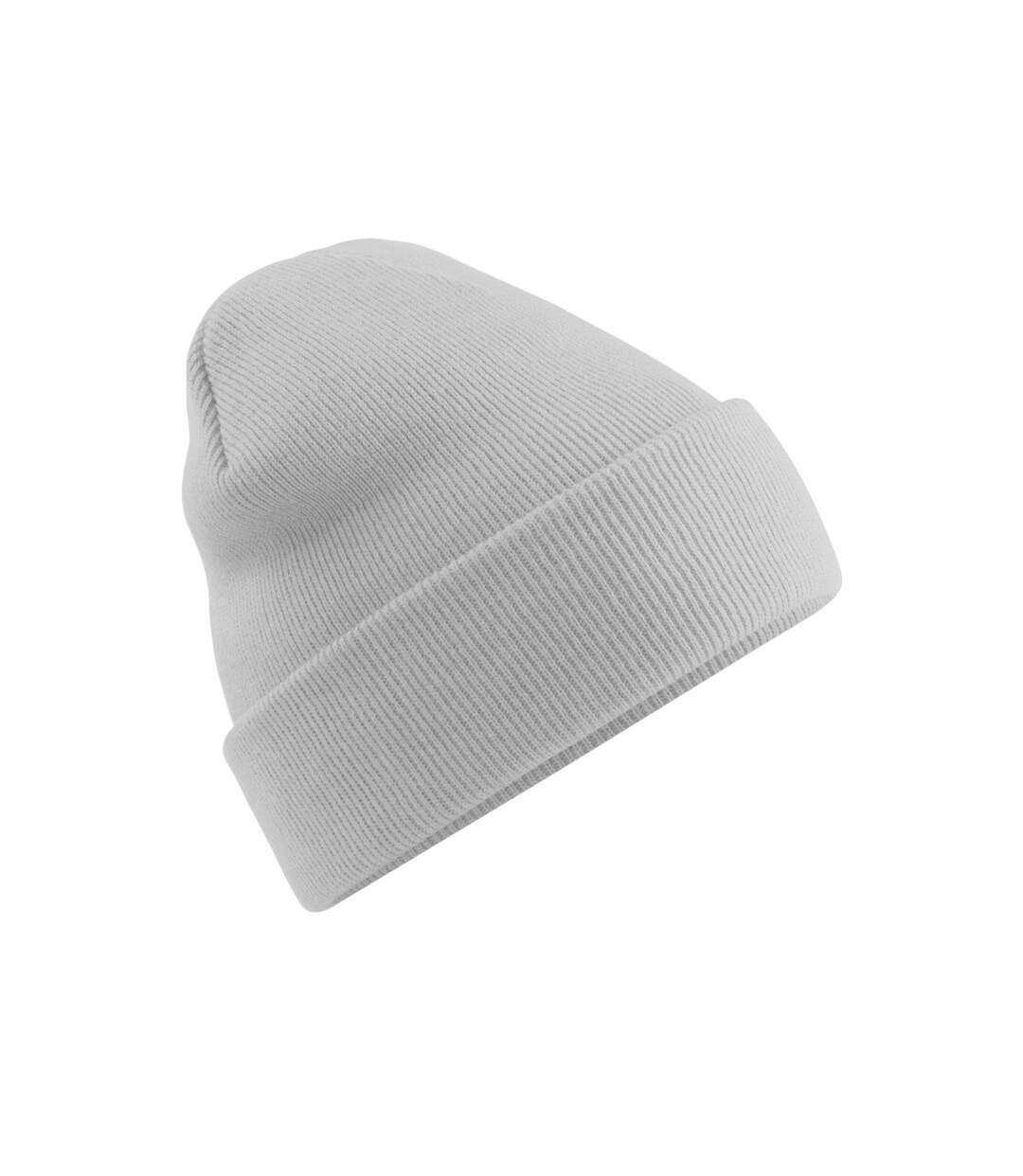 Unisex original cuffed beanie winter hat light grey Beechfield-1