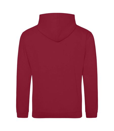 Awdis Unisex College Hooded Sweatshirt / Hoodie (Cranberry) - UTRW164