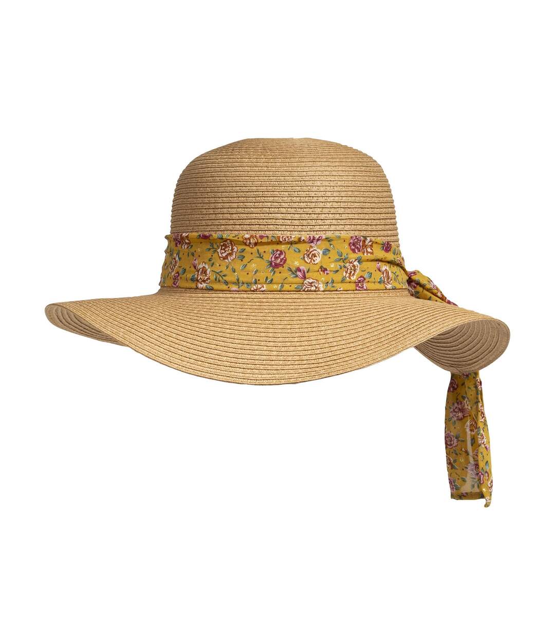 Isotoner Chapeau femme capeline foulard-5