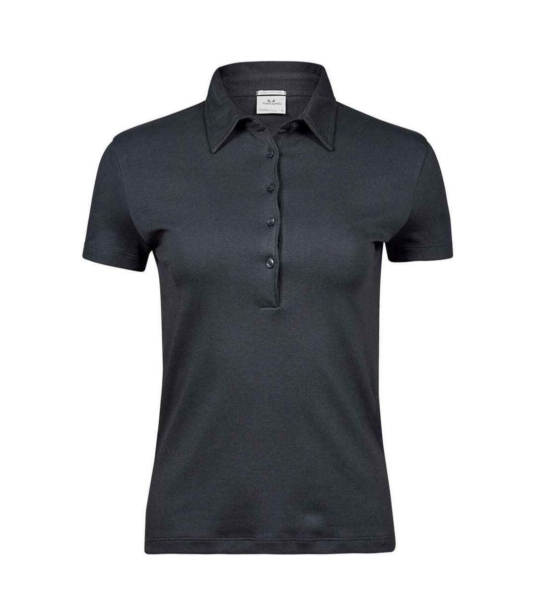 Polo femme gris foncé Tee Jays