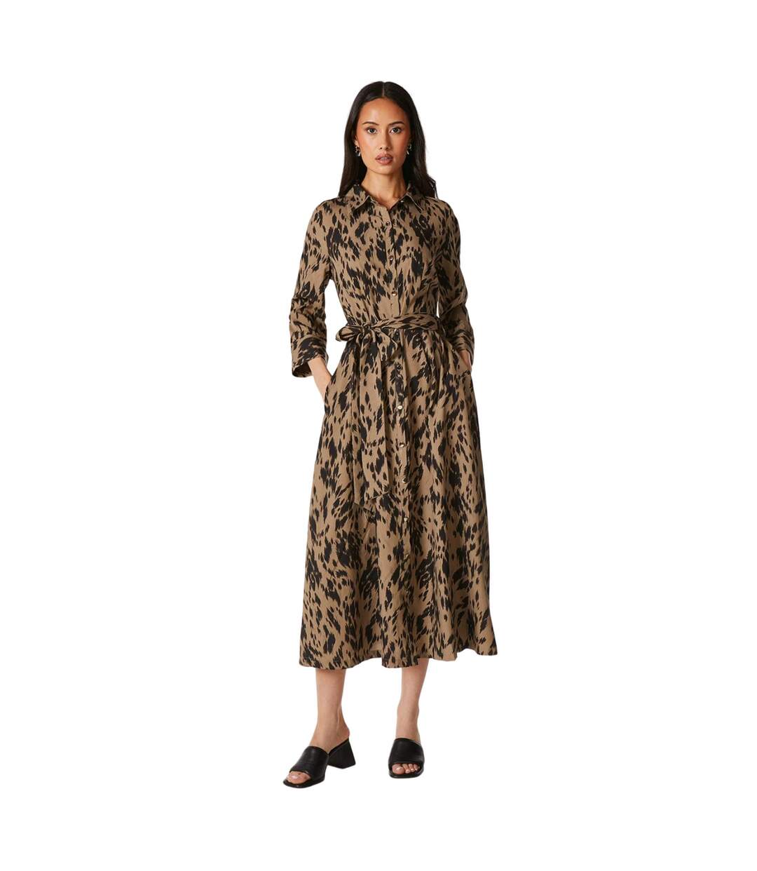 Robe chemisier femme kaki Principles