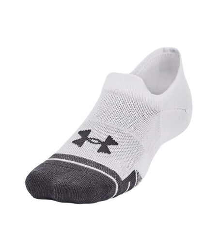 Lot de 3 paires de chaussettes blanc/gris mixte under armour ua performance tech 3