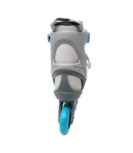 Womens/ladies Tuna Fitness Inline Roller Skates 3 Uk Grey Teal Hot Tuna