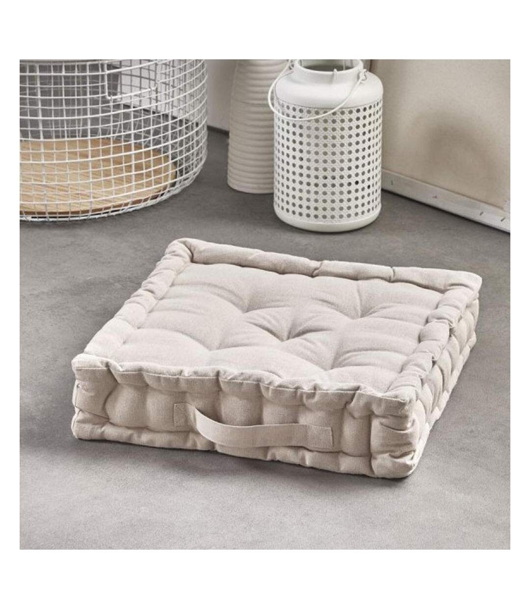 Coussin de sol beige today 40x40x10-1