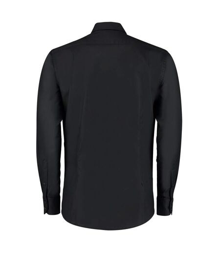 Chemise Manches Longues Travail Homme Noir Kustom Kit