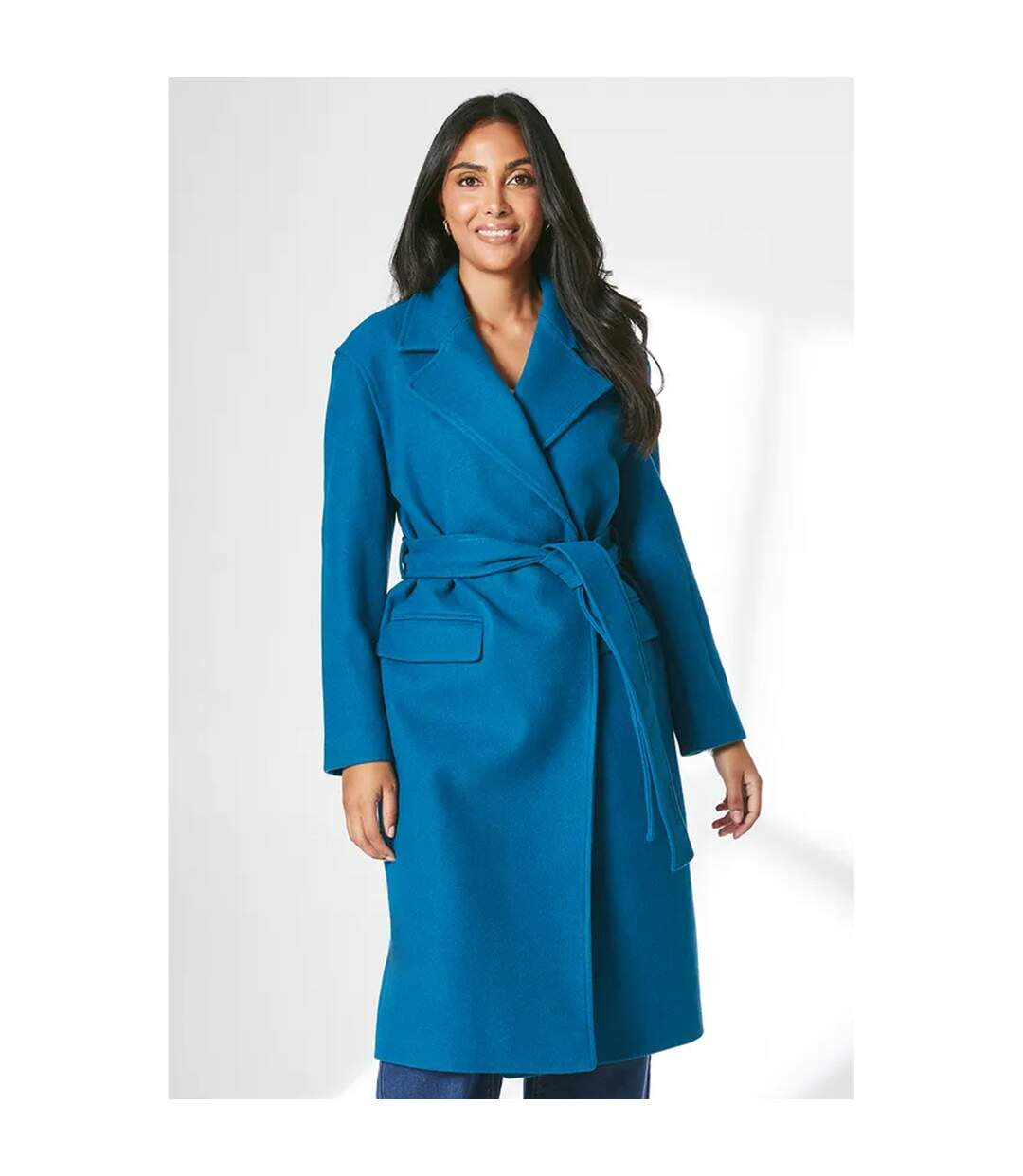 Manteau femme bleu pétrole Principles