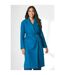 Womens/ladies maxi double-breasted petite coat petrol Principles