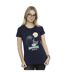 Disney T-shirt en coton Lilo And Stitch Hawaii Femme/Femme (Bleu marine) - UTBI25506-2