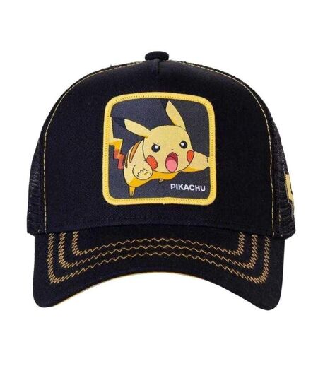 Casquette Trucker Motif Pikachu Pokemon Homme Noir Capslab