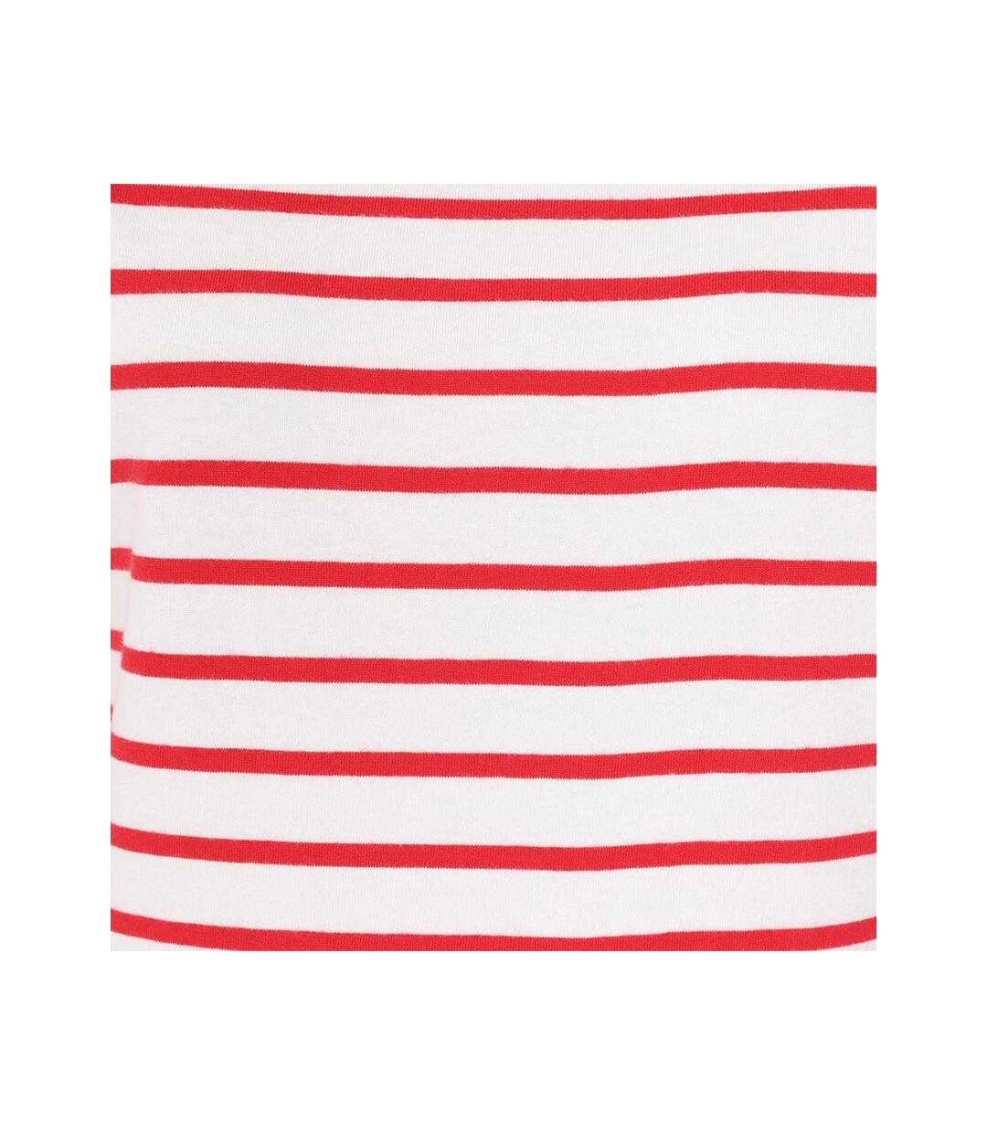 Haut Manches Longues Breton Femme Rouge Lazy Jacks-3
