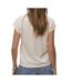 T-Shirt beige femme vero moda balola-2